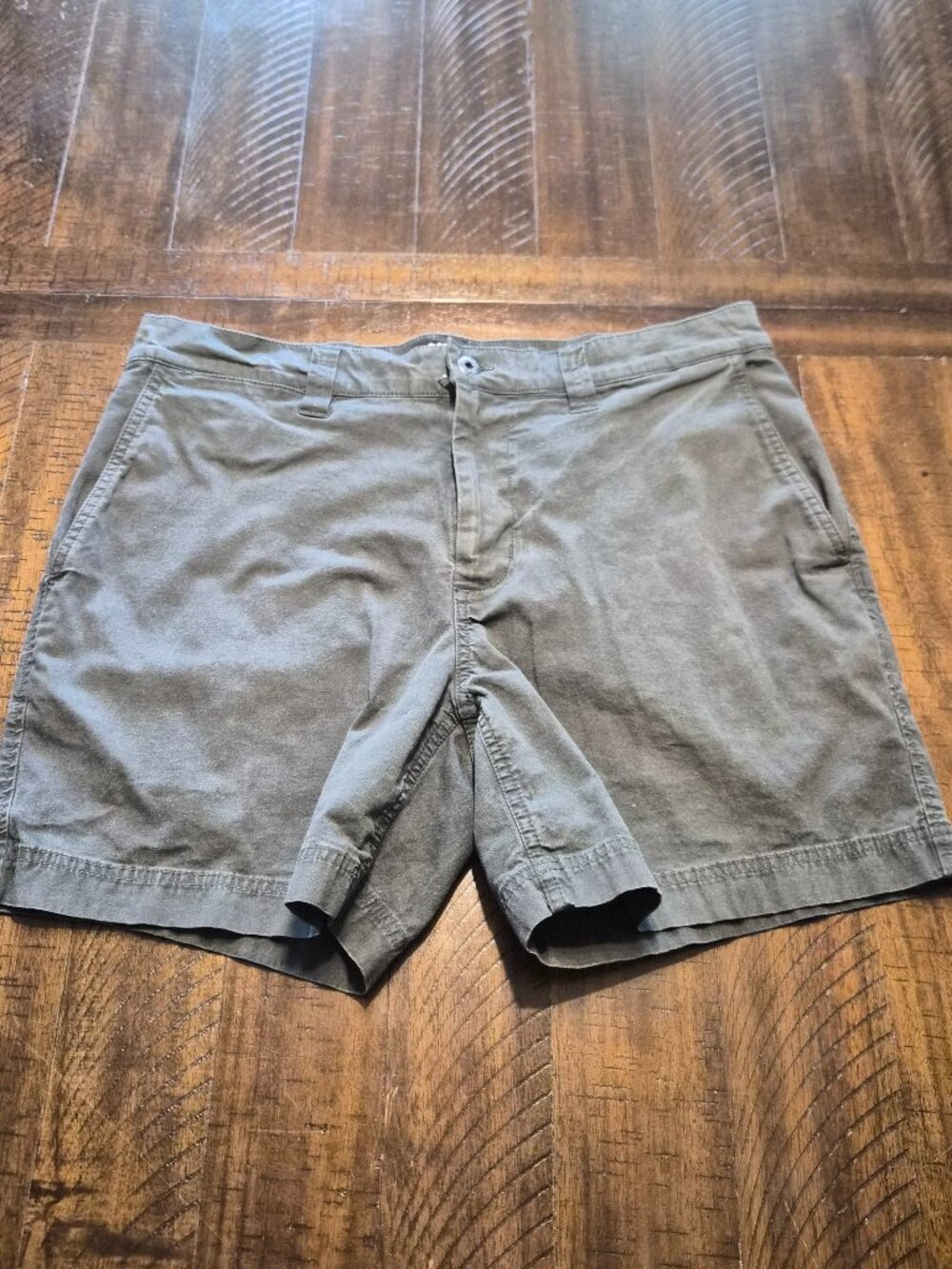 Filson Granite Mountain Shorts Mens 34 Gray Blue Cotton Stretch 6" inseam G841